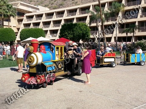 Arizona trackless train rentals